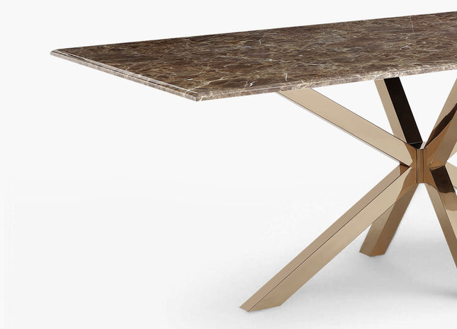 EETTAFEL WEBSY BRUIN MARMER II