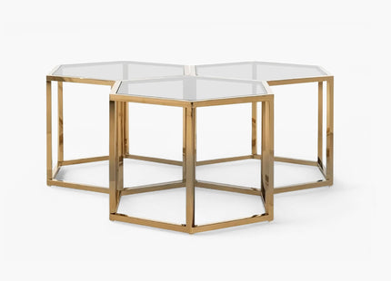 SALONTAFELSET HVYES GOUD (3 ST)