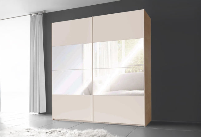 SCHUIFDEURKAST LINA Creme