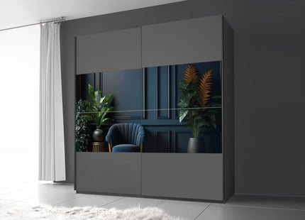 SCHUIFDEURKAST LINA Grijs