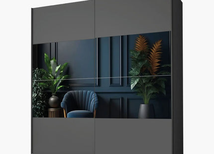 SCHUIFDEURKAST LINA Grijs